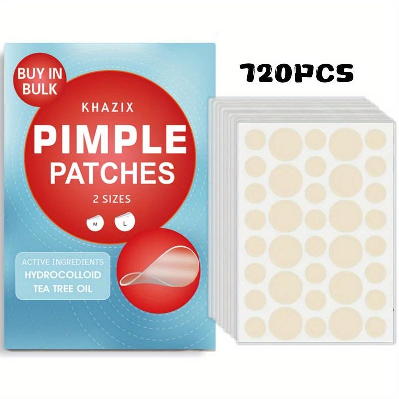 Hydrocolloid Acne Patches, 720pcs box Invisible Acne Cover Patches, Acne Treatment Patches, Skin Care Products for Women & Men, Christmas Gift