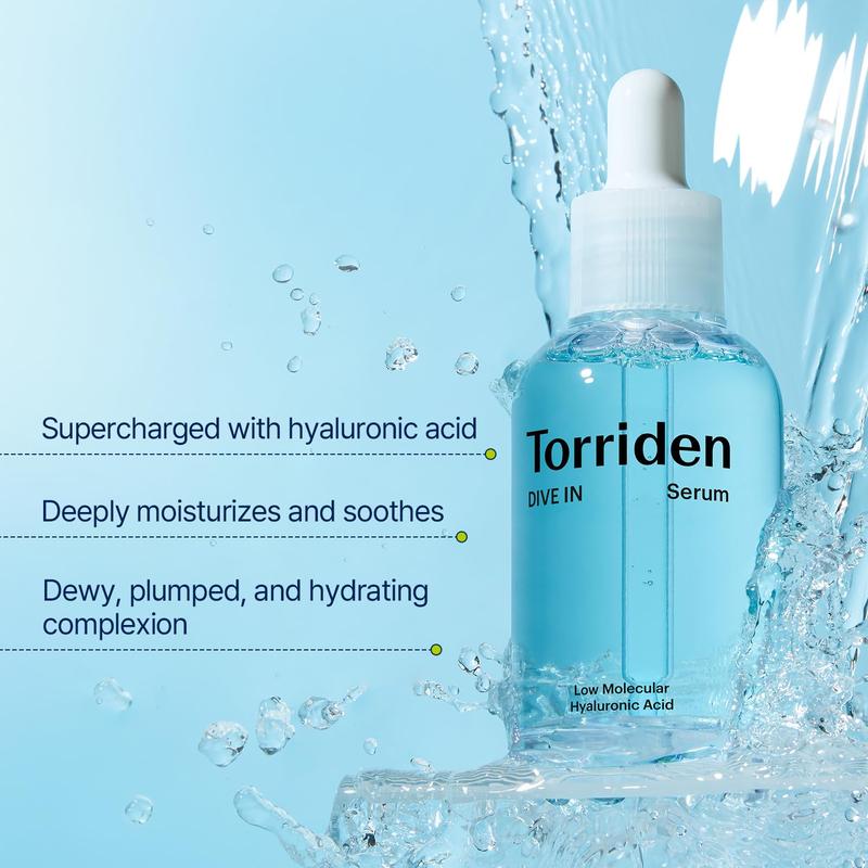 Torriden DIVE-IN Low-Molecular Hydrating Lightweight Hyaluronic Acid Serum Dewy, 50ml Korean Beauty #Skincare #Kbeauty