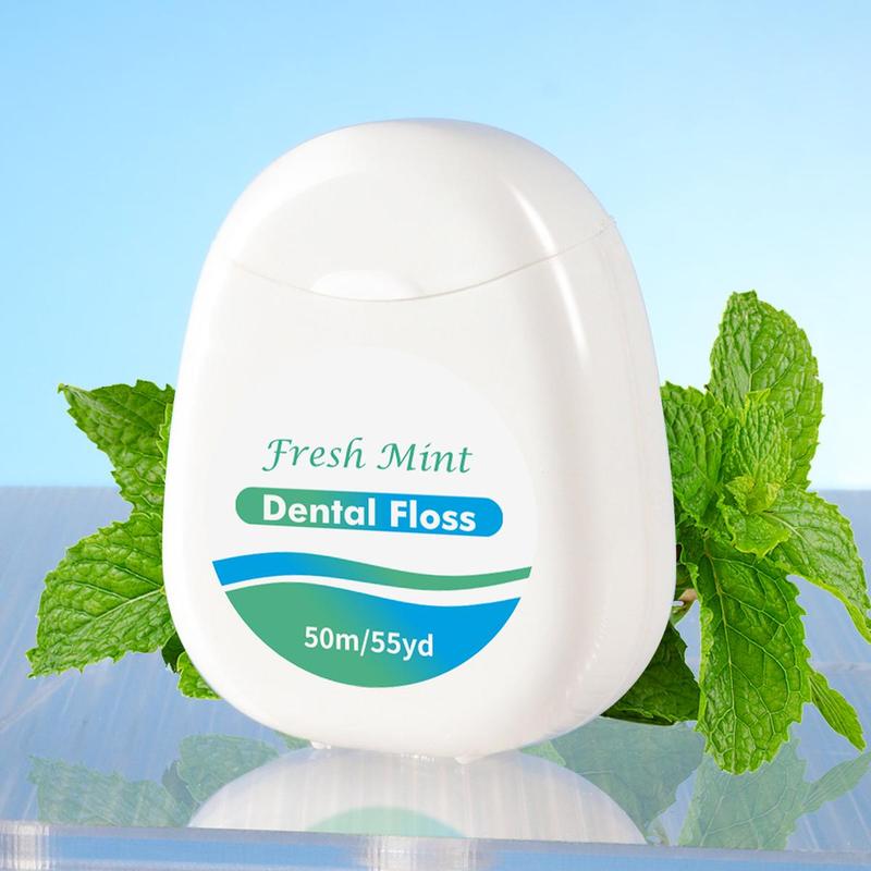 Mint Floss Roll, 1 2 5 Counts Deep Cleaning Floss, Portable Disposable Floss for Travel & Daily Life, Oral Care Products