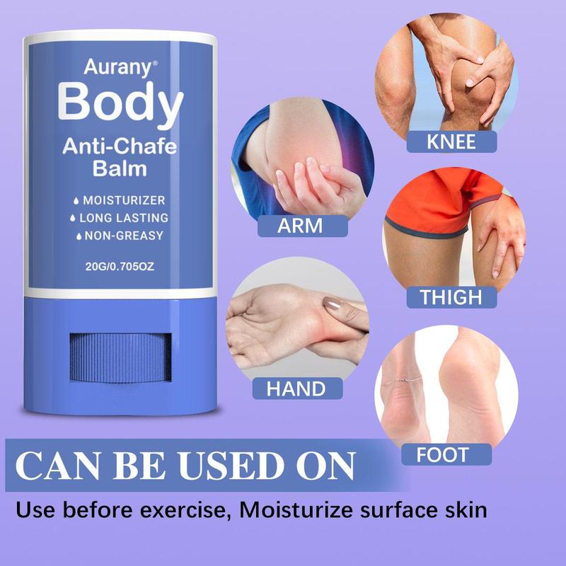 Body Anti-chafe Balm, Moisturizing Body Care Product for Men & Women, Suitable for Neck, Shoulders, Chest, Arms, Groin, Thighs & Feet