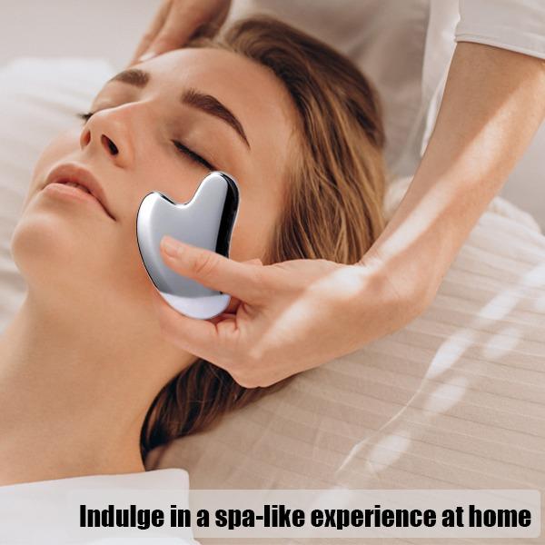 InfiniteRelax Terahertz Gua Sha Facial Tools, Guasha Tool for Face and Body, Gua Sha Massager Tools for Reduce Puffiness and Improve Wrinkles Skincare Comfort