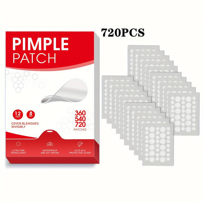 Acne Cover Patch, 720pcs box Invisible Acne Patches, Facial Blemish Stickers, Skin Care Products for Women & Men