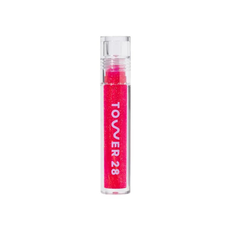 Tower 28 Beauty ShineOn Jelly Non-Sticky Lip Gloss Hydrating Lipstick Limited Edition - Comfort, Skincare Makeup Blend