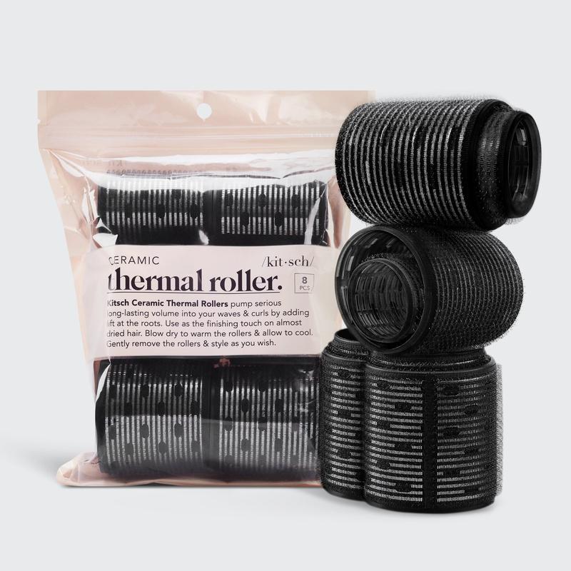 Hair Rollers | Ceramic 8 Pack from KITSCH Haircare Heatless