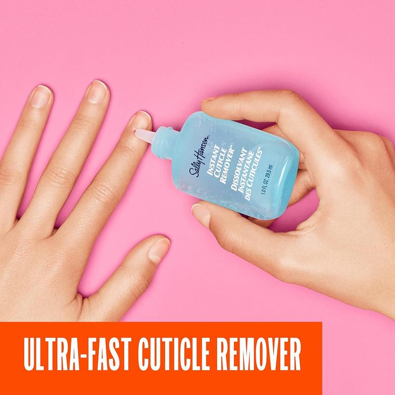 Sally Hansen Instant Cuticle Remover, Nail Treatment, Fast Drying, Contains Aloe and Chamomile