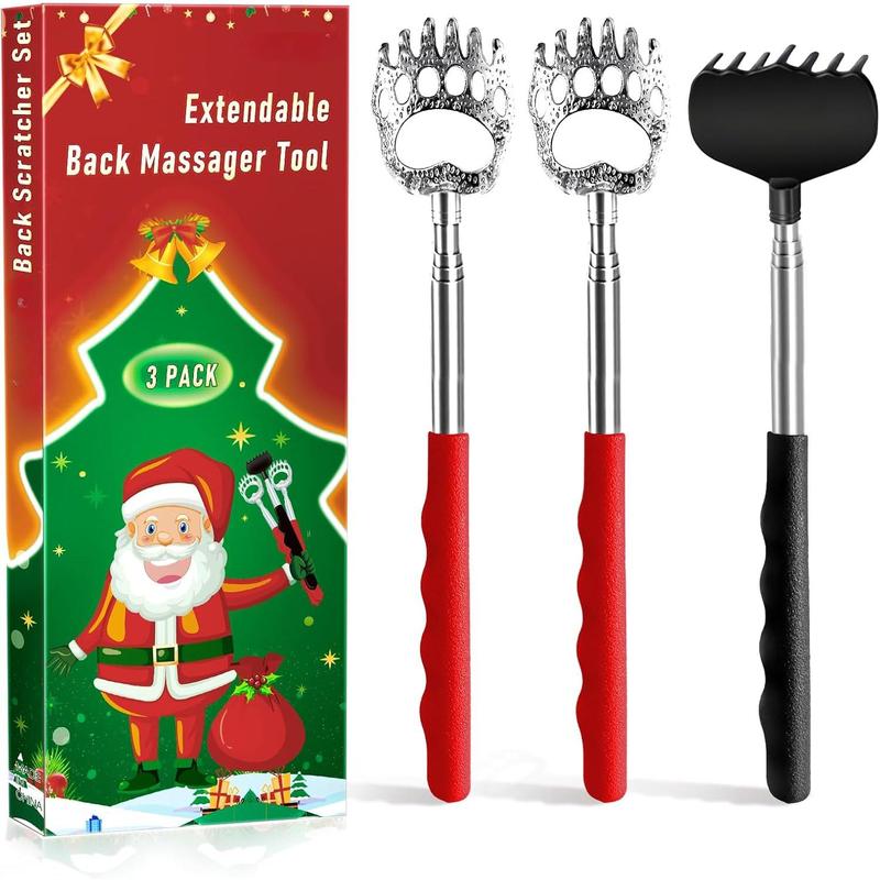 Extendable Back Scratcher, Funny Christmas Gift & Stocking Stuffer for Men, Women, Dad, Mom, – Comes with Gift Box  Body Care Comfort