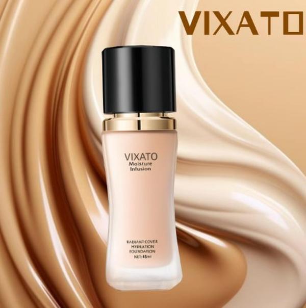 Vixato Liquid Foundation Flawless Light Liquid Foundation, Light Makeup, Medium Coverage, Improves Uneven Skin Tone, Highly Moisturizing Foundation