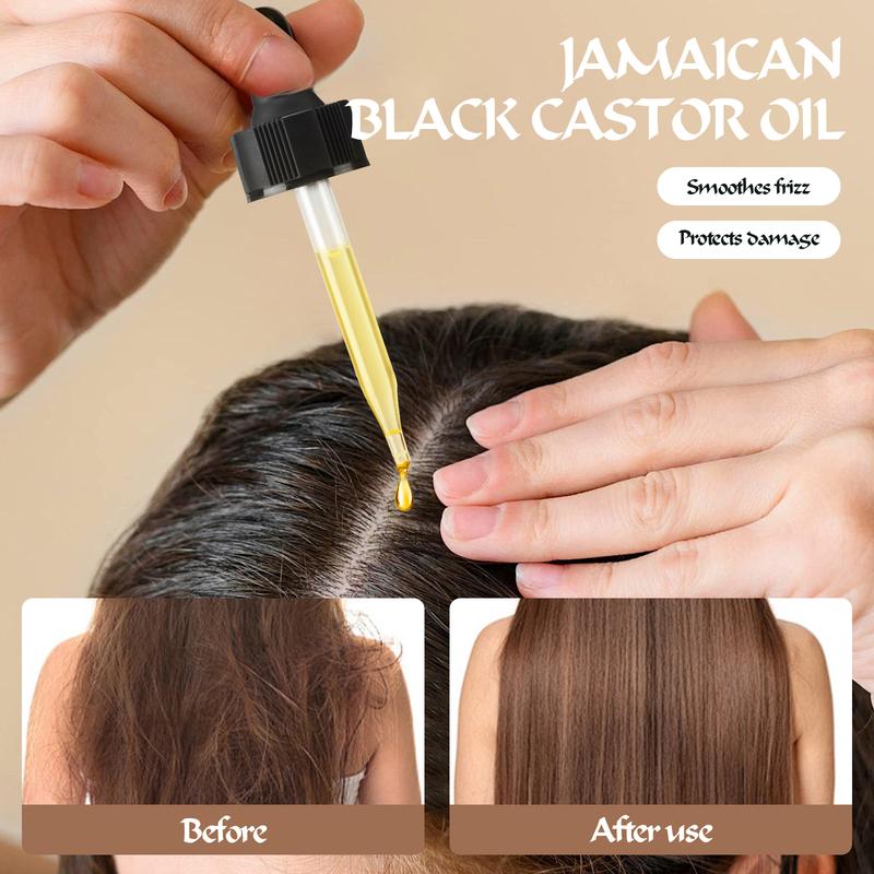 Rienkaco Jamaican Black Castor Oil(60ml), Haircare Comfort, Hair Growth, Eyebrow Care, Skin Care, Nourishes and Hydrates Hair