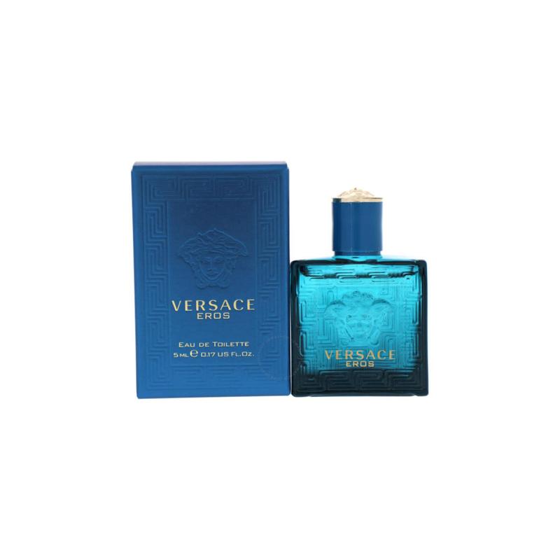 2-Pack Versace Eros Mini Size - 0.17oz 5ml EDT Perfume Bottles