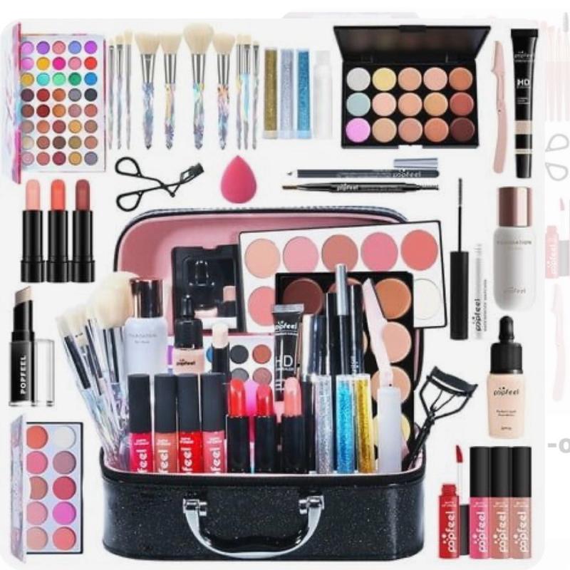 Makeup Bundle - Includes Eyeshadow, Lipstick, and More