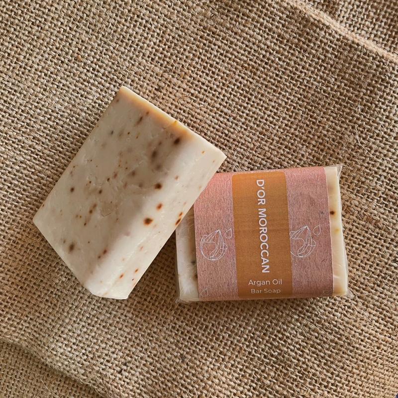 Moroccan Handcrafted Bar Soap Argan Oil, Prickly Pear & Nila Bleu Body Care Body Wash Daily Unscented