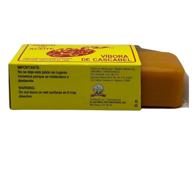 Jabon De Aceite Vibora De Cascabel - Soap for Natural Skincare - 140g 4.23oz - Facial, Skin Repair