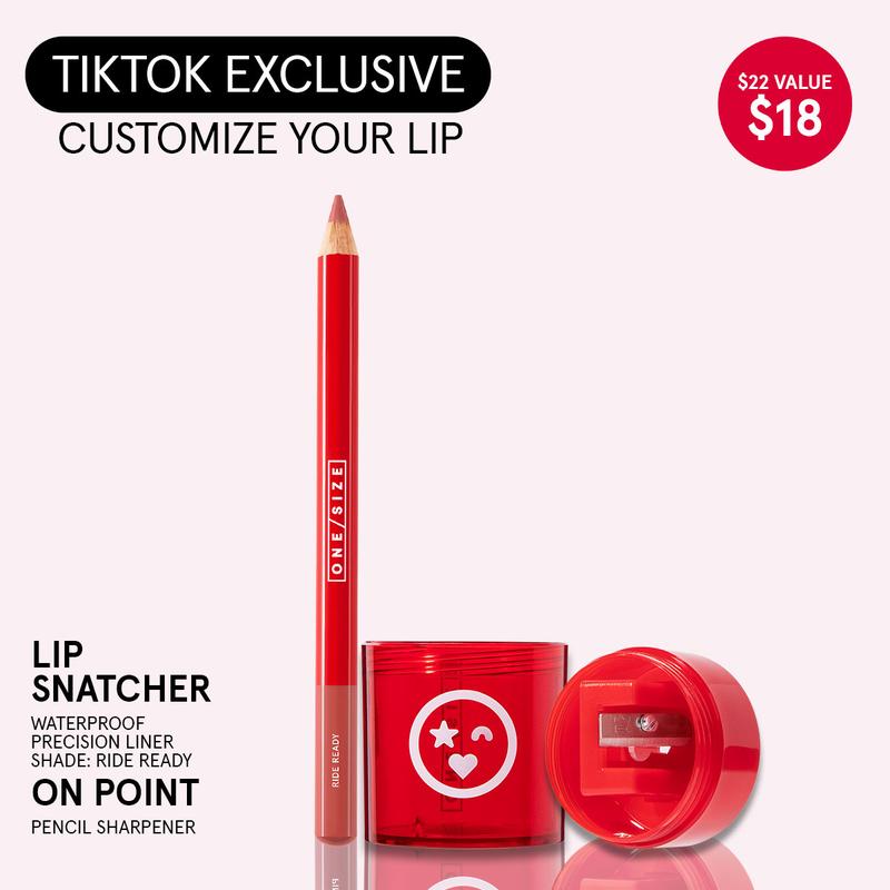 Kiss Ready Duo Value Set – Ultra-Pigmented Waterproof Lip Liner + Free Sharpener for Perfectly Defined Lips | TikTok’s Best Lip Duo for a Long-Lasting Pout