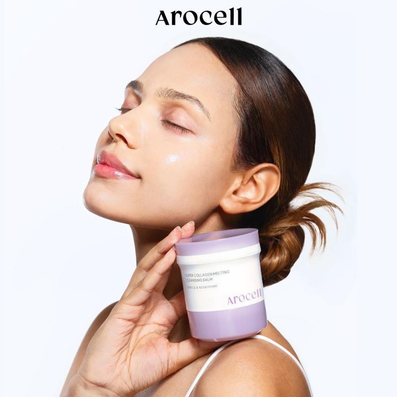 [AROCELL Official] Super Collagen Melting Cleansing Balm | Deep Pore Cleansing, Hydrating & Anti-Aging | Grinder-Type Hygienic Packaging