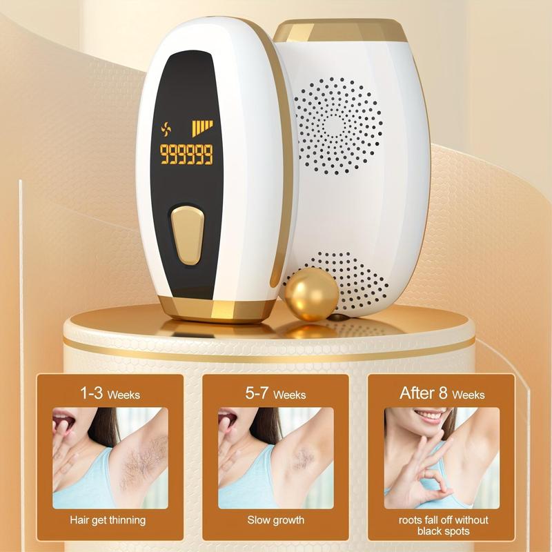 Handheld IPL Laser Hair Removal Instrument, Multifunctional Portable Hair Removal Instrument, Home Use Hair Remover for Body Legs Arm