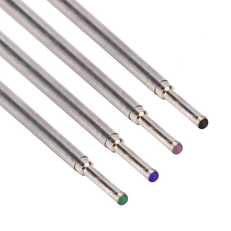 20pcs Microblading Skin Marker Pen Refills - Stainless Steel, Precision Positioning & Marking for Tattooing and Piercing, Blue