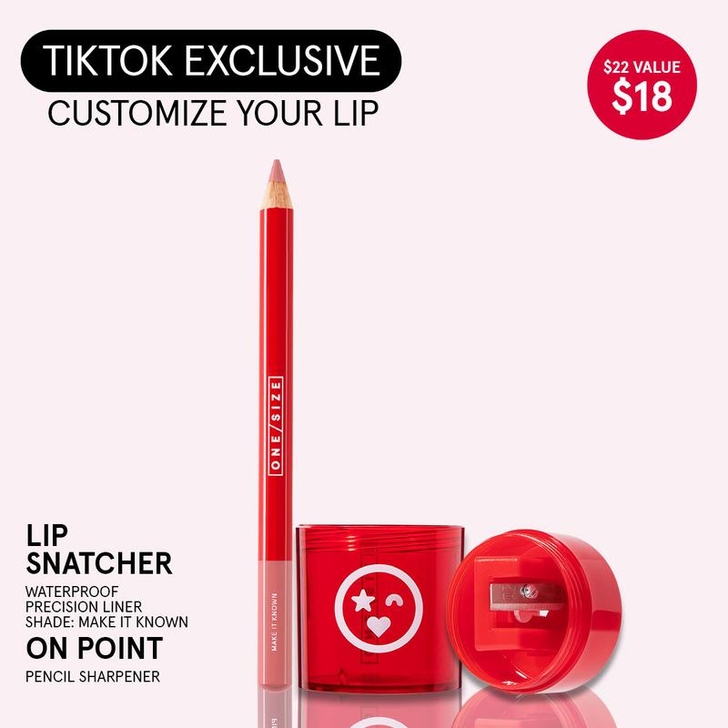 Kiss Ready Duo Value Set – Ultra-Pigmented Waterproof Lip Liner + Free Sharpener for Perfectly Defined Lips | TikTok’s Best Lip Duo for a Long-Lasting Pout