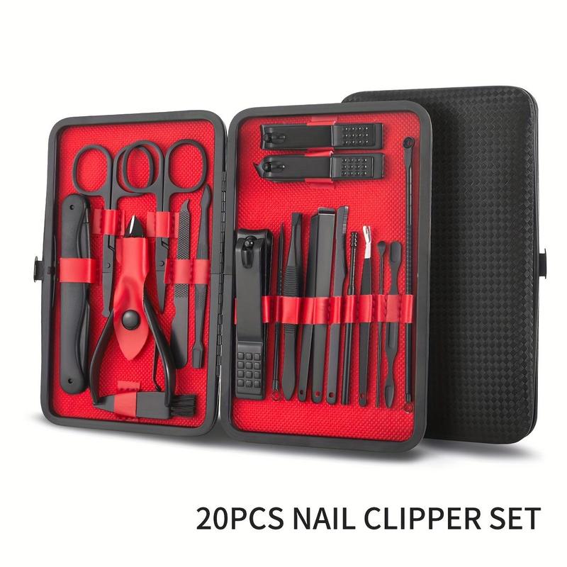 Portable Nail Clipper Set with Storage Case, Portable Nail Clipper Set, Travel Nail Clipper Kit, Manicure Tools Grooming Kit, Nail Care Kit, Nail Art