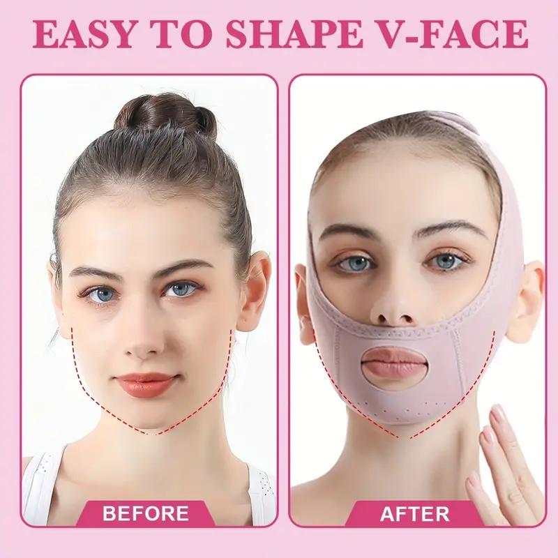 V-Line Facial Shaping Band: Reusable Chin & Cheek Lifting Tool for Slimming, Tightening, and Enhancing Contours | Adjustable Comfort Skincare