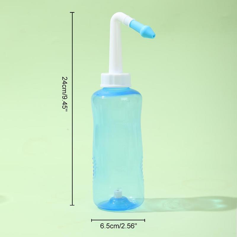 300ml Nasal Wash Bottle, Nasal Washing Bottle with Nozzle, Heat Resistant Bottle, Bathroom Gadgets