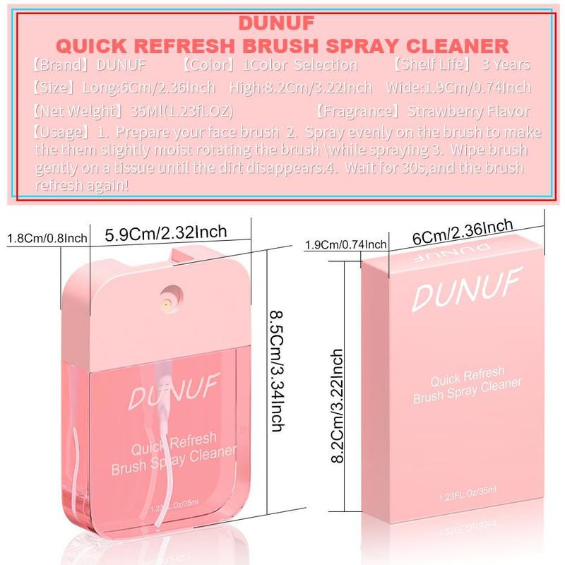 Makeup Brush Cleaning Spray, Deep Cleansing Makeup Spray Tool Cleaner, Gentle Formula Makeup Remover, Makeup Remover for Tools