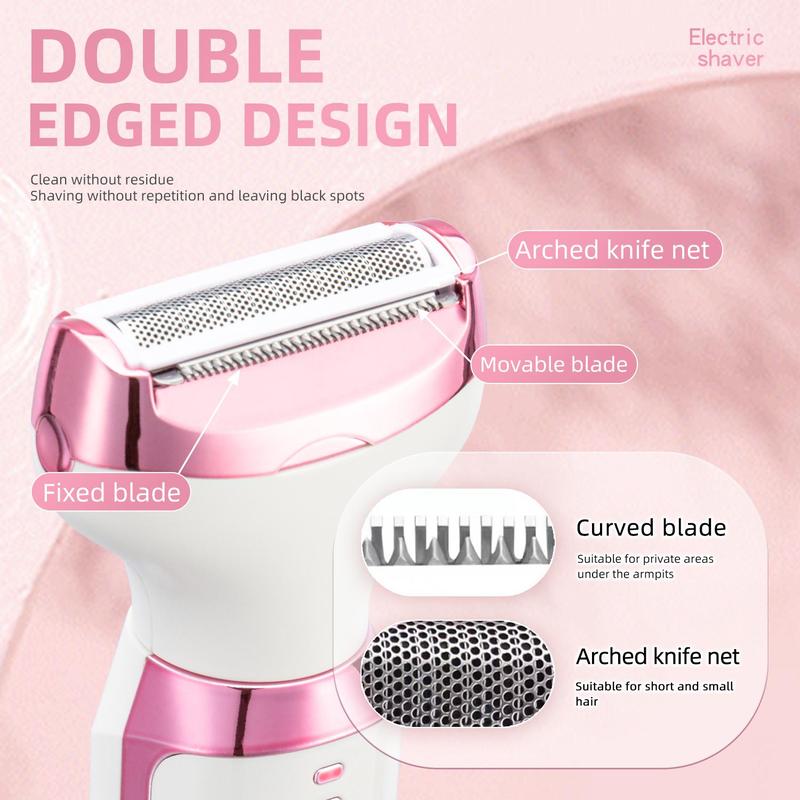 5 in 1 Electric Hair Removal Instrument, 1 Box Body Hair Removal Epilator, Cordless Trimmer Razor, Gifts for Women, Christmas Gift