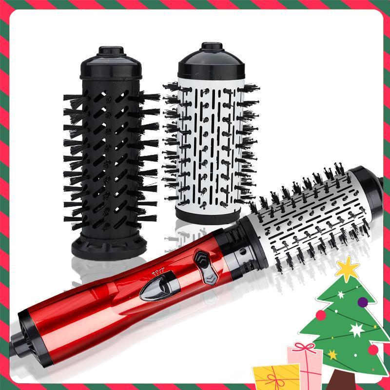 Electric Hot Air Brush, 1 Box 2 in 1 Electric Rotating Hair Comb, Hair Styling Tool for Home Salon, Hairdressing Tool for Women & Girls, Gift