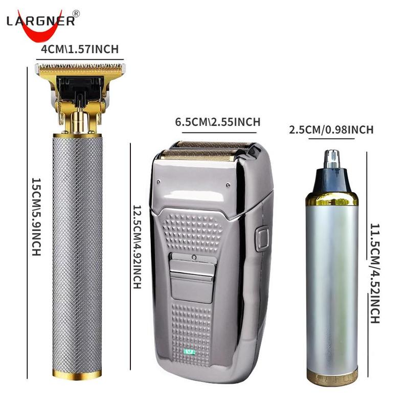 Comfort Electric Hair Clipper, Beard & Nose Hair Shaver, Summer Rechargeable Trimmer Set for Men, Professional Hair Grooming Kit for Men, Men Gifts