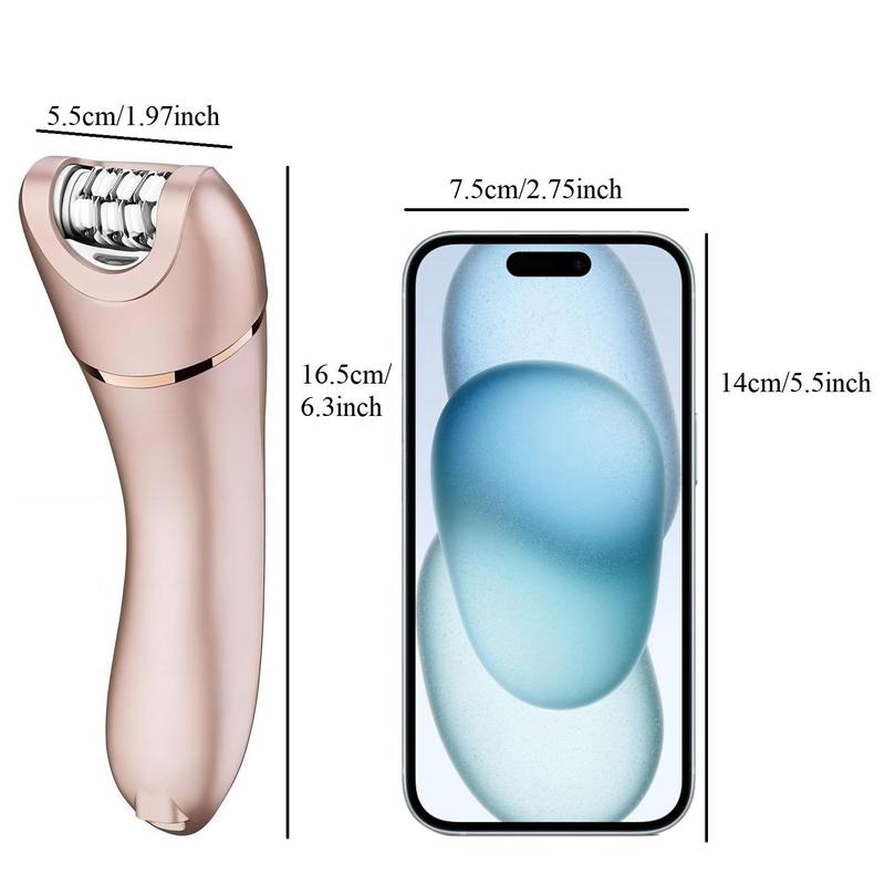 2 In 1 Electric Body Hair Removal Instrument, Rechargeable Hair Removal Kit, Portable Hair Removal Tool for Women