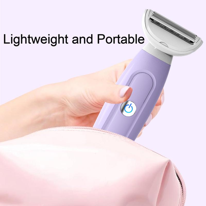 Electric Razors for Women, Bikini Trimmer for Women, Multifunction 5 in 1 Electric Lady Shaver Kit for Face Nose Eyebrow Arms Armpit Legs Pubic Area electric bikini Rechargeable Wet Waterproof Cordless