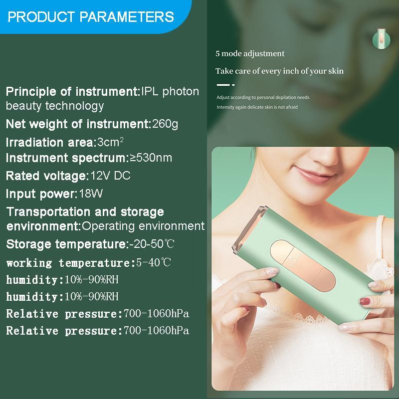 Portable Handheld Hair Removal Machine, 1 Box Ipl Permanent Hair Removal Instrument, Simple Safe Hair Removal Instrument for Women & Men, Gift for Christmas, Laser Hair Removal Devices