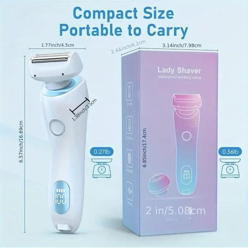 2 in 1 Electric Hair Removal Instrument, 1 Box Electric Hair Removal Machine & Accessories, Personal Care Appliances for Women, Gift for Girlfriend, Christmas Gift