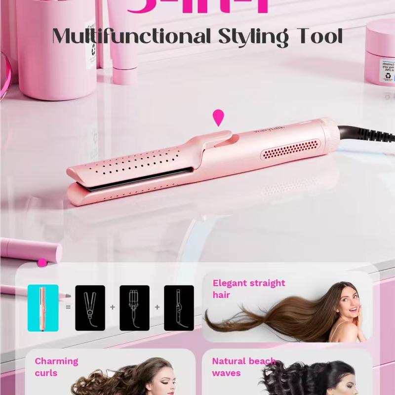 Wavytalk Airflow Styler 360° Cooling Air Hair Curler and Straightener 2 in 1