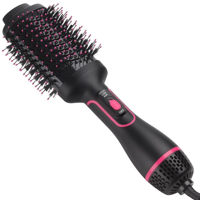 Hot Air Brush, Negative Ions Hair Dryer Brush, Hair Styling Tool for Straightening and Curling, Hair Styling Tool for Women & Girls