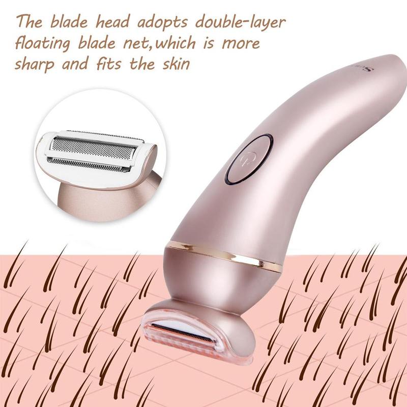 2 In 1 Electric Body Hair Removal Instrument, Rechargeable Hair Removal Kit, Portable Hair Removal Tool for Women