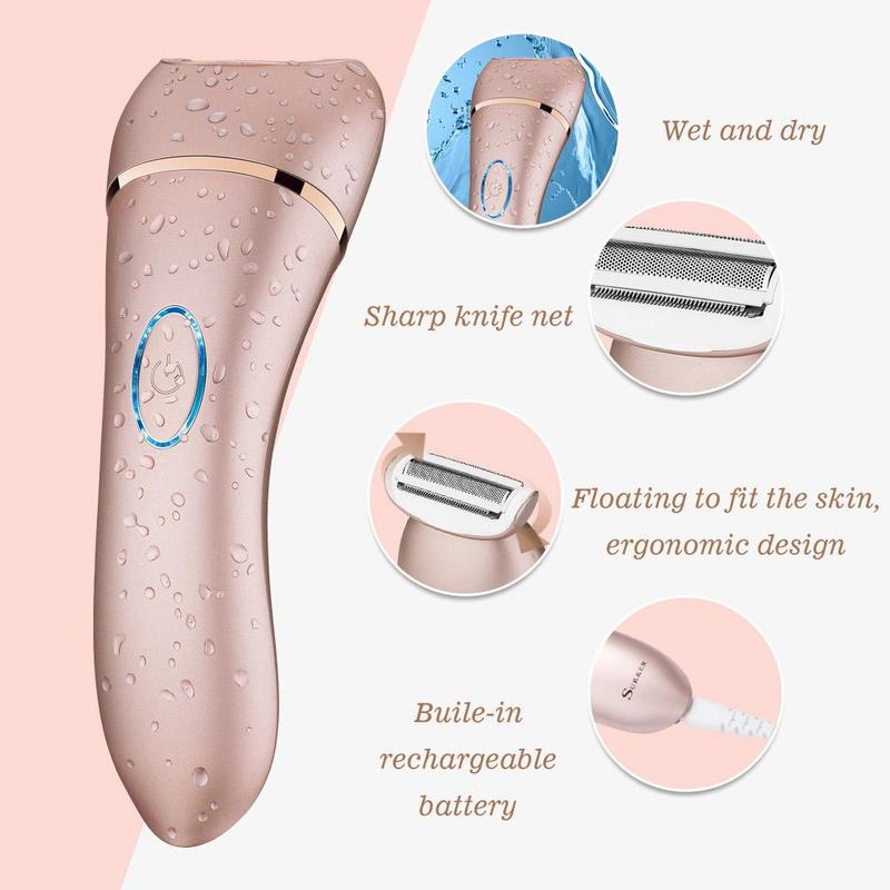 2 In 1 Electric Body Hair Removal Instrument, Rechargeable Hair Removal Kit, Portable Hair Removal Tool for Women