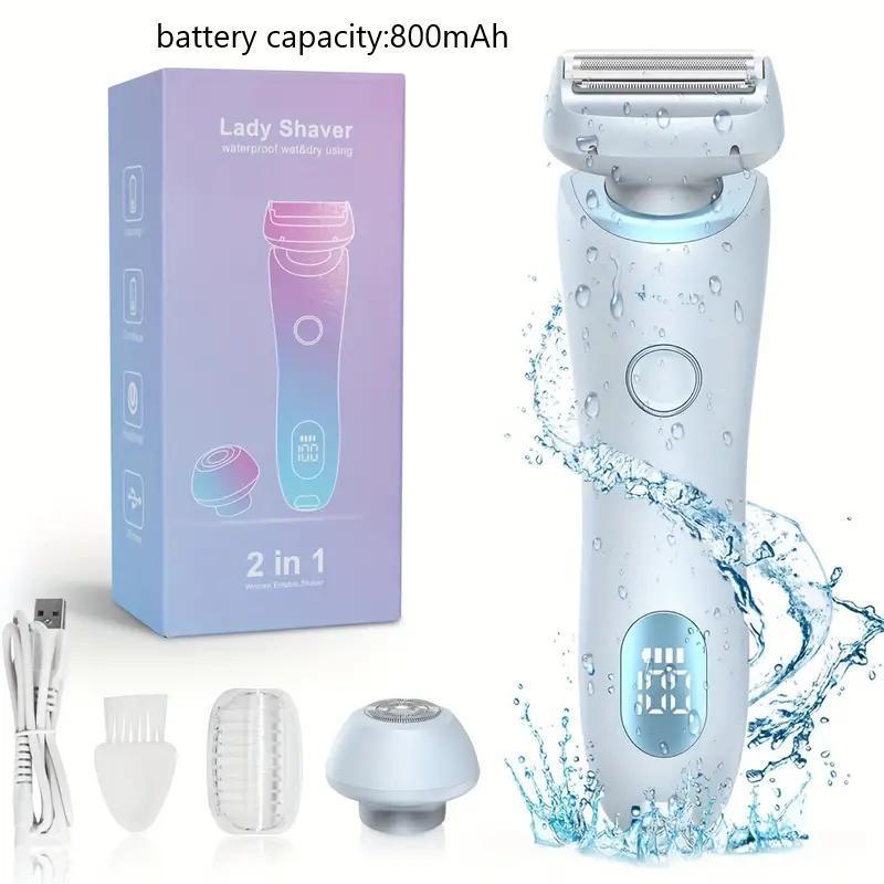 2 in 1 Electric Hair Removal Instrument, 1 Box Electric Hair Removal Machine & Accessories, Personal Care Appliances for Women, Gift for Girlfriend, Christmas Gift