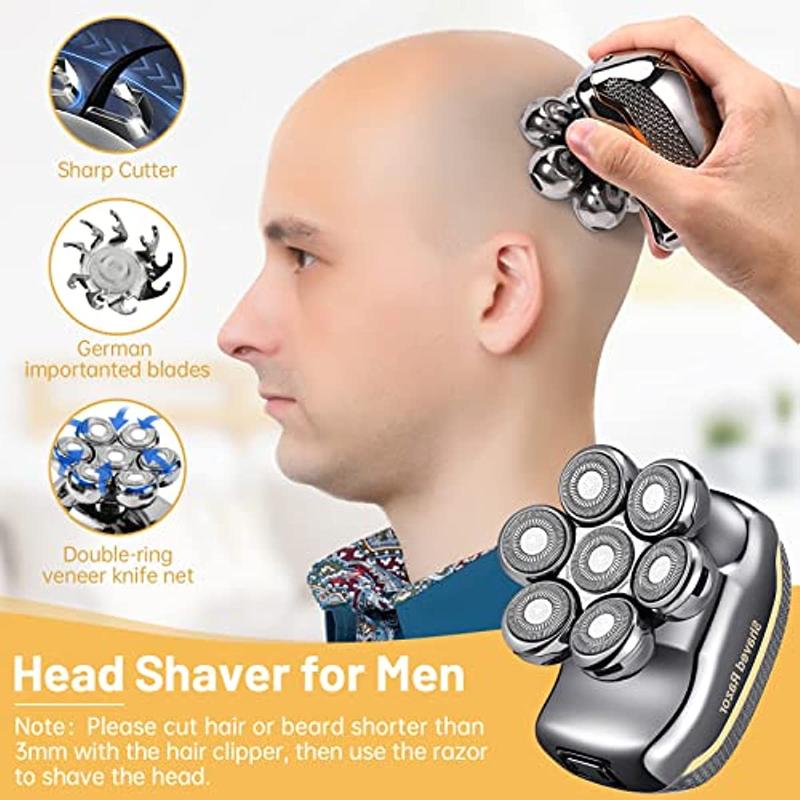 Electric Shaver Kit, Usb Rechargeable Shaving Kit, Multifunctional Hair Trimmer Beard Shaver, Travel Portable Beard Trimmer, Men's Grooming Tool, Summer Gift,  Clippers for Men Hair Clippers Professional Clippers Kit Clippers Barber Kit