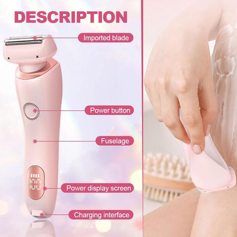 Shaver for Women, 2 In 1 Electric Shaver Women, Body Hair Trimmer, Birthday Gifts & Festival Gifts