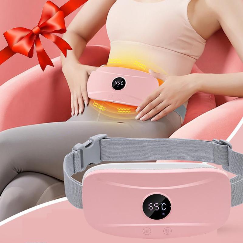 3-level Temperature & 3-level Vibration Massage Hot-moxibustion Belt, USB Rechargeable Hot-moxibustion Belt, Personal Care Appliances for Women