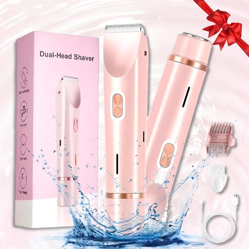 2 in 1 Electric Hair Remover, 1 Box USB Rechargeable Waterproof Hair Removal Tool & Accessories, Multifunctional Hair Removal Machine for Women, Epilator Hair Christmas Gift, Electric Epilator Hair Removal, Hair Removal Kit