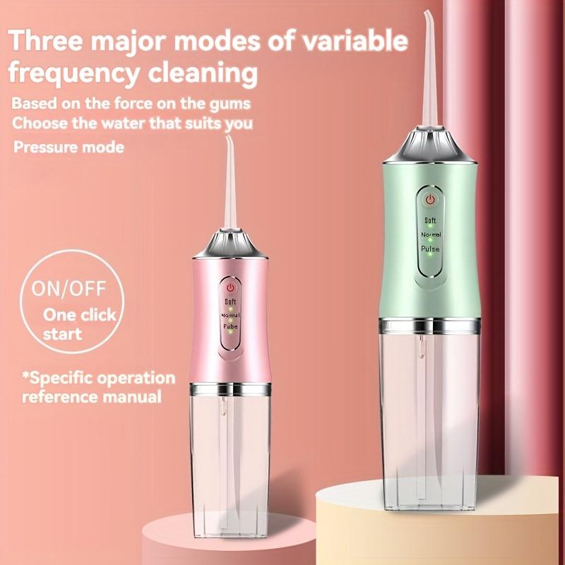 ProClean Electric Water Flosser - Power Flossers & Irrigator Accessories with Intelligent Chip, 360° Rotatable Nozzle, and Deep Teeth & Gum Cleaning - Perfect Christmas Gift in Coral Powder & Mint Green Colors