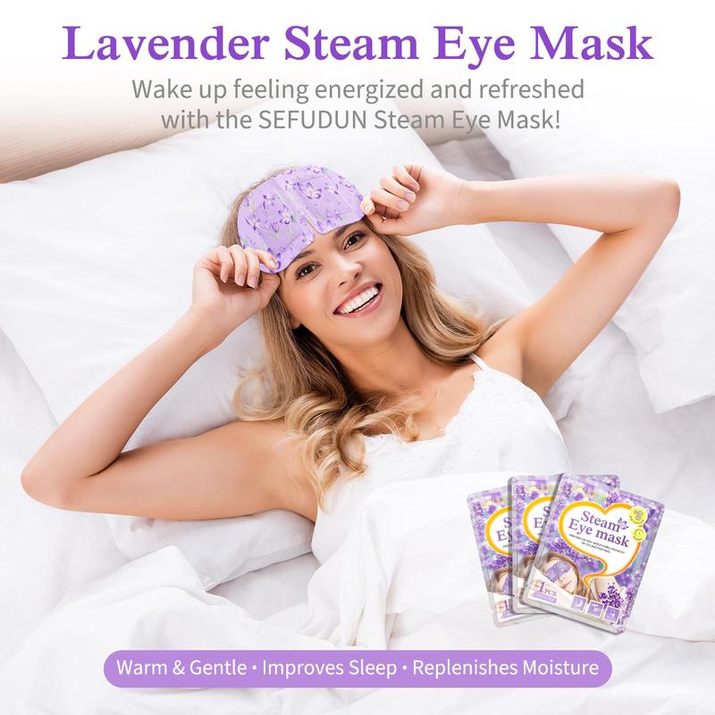 Steam Eye Mask, Lavender Extract Eye Mask, Eye Care Mask, Eye Relaxation Mask, Sleep Mask, Skin Care Mask