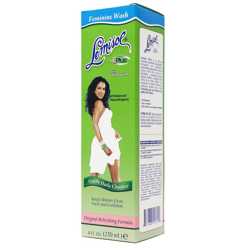 Lemisol Feminine Wash, 16 FL Oz (Pack of 1) | Bottle | Daily Cleanser, Hypoallergenic Comfort