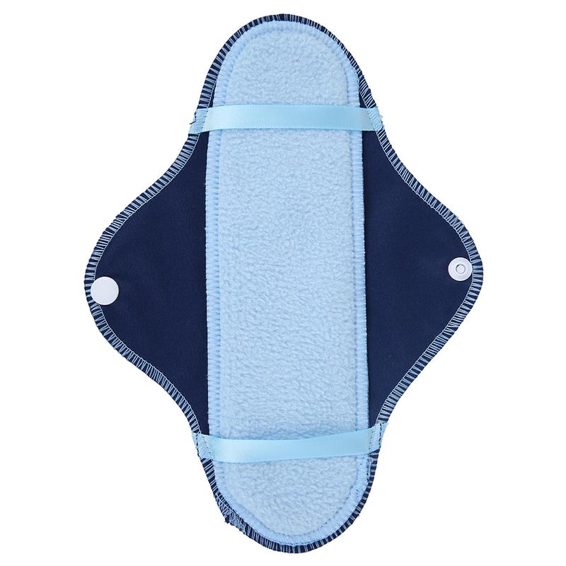 8 Counts Portable Breathable Reusable Sanitary with Storage Bag Menstrual Protective Pads Wing Wear Wet Bag for Women Girls