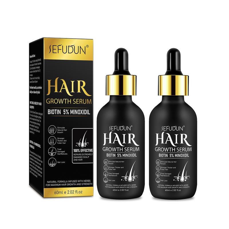 2Counts Minoxidil Hair Serum for Men & Women -Boosts Hair Health and Thickens