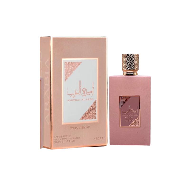 AMEERAT AL ARAB PRIVE ROSE EDP 3.4OZ PERFUME FOR WOMEN Aroma Floral Fragrance Scent Scent Pack Vanilla Scent Cosmetic Cologne