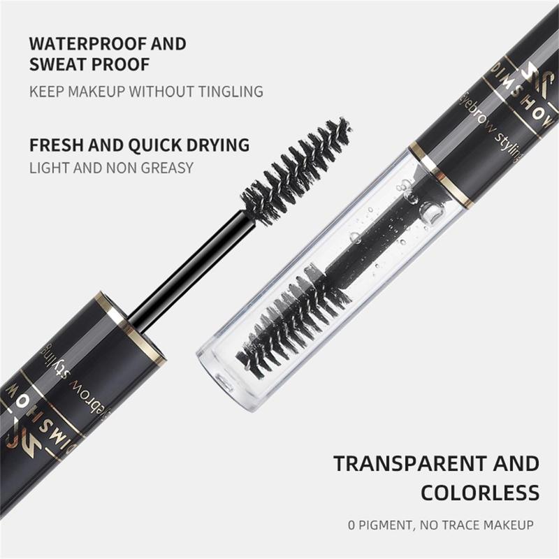 Transparent Eyebrow Gel, 1 Count Long Lasting Waterproof Eyebrow Setting Gel, Eyebrow Makeup Products for for Women & Girls, Christmas Gift