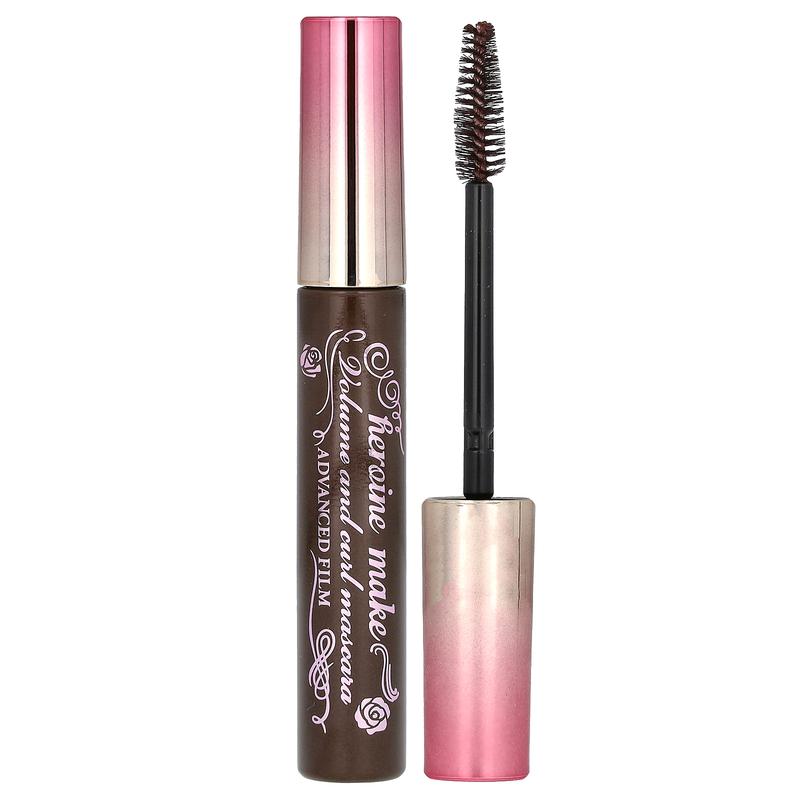 KissMe Heroine Make, Volume & Curl Mascara Advanced Film, #02 Brown, 0.21 oz (6 g)