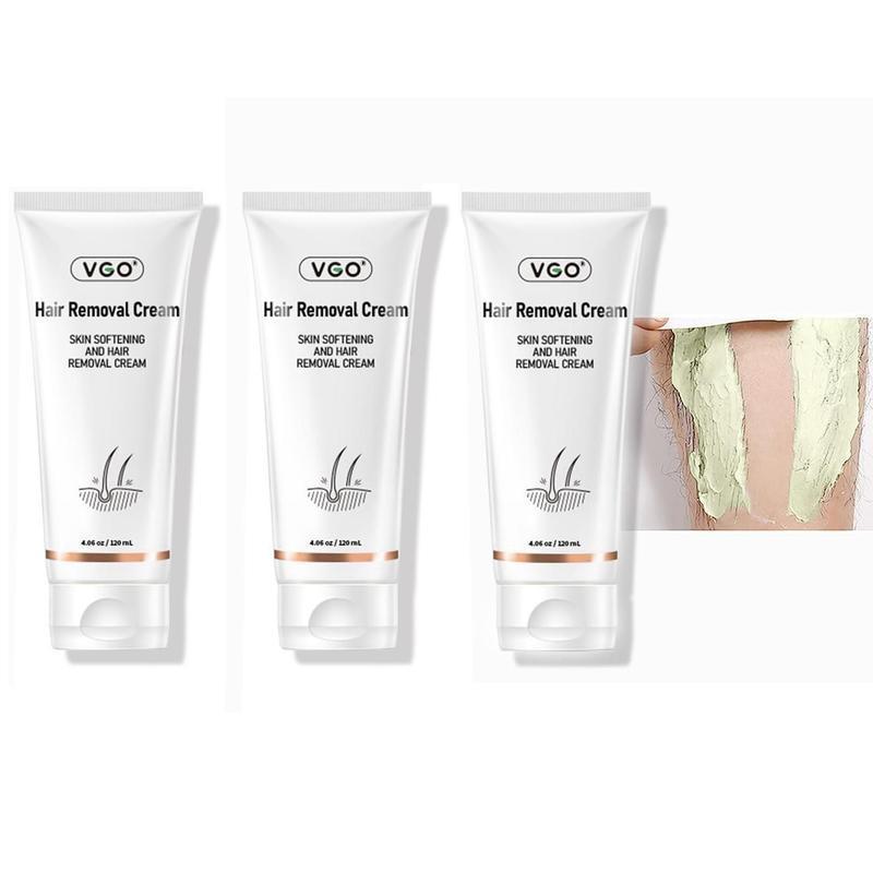 VGO Hair Removal Lotion Cream, 120ml   4.00z Body Care Unisex-A2 Wax Gentle